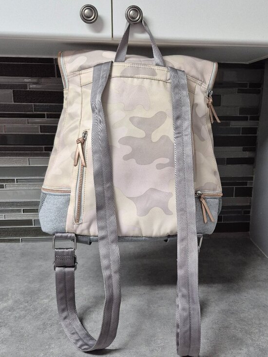 Stella & Dot Crush It Backpack Pink and Grey Camo - Picture 6 of 14